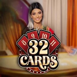 32 Cards by Ezugi, showcased at lysticasino.fi – game logo
