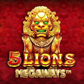 Official Slots logo: 5 Lions Megaways by Pragmatic Play at Lysti Casino