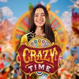 Crazy Time casino game by Evolution – featured logo at Lysti Casino