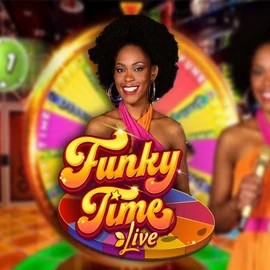 Enjoy Funky Time by Evolution – logo hosted on lysticasino.fi